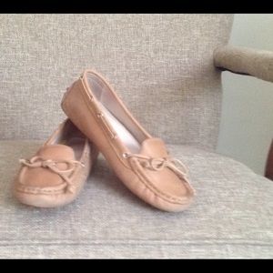 Jjill nude leather driving moccasin